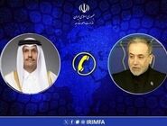رایزنی تلفنی وزیر امور خارجه ایران و نخست‌وزیر قطر پیرامون تحولات منطقه

