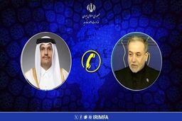 رایزنی تلفنی وزیر امور خارجه ایران و نخست‌وزیر قطر پیرامون تحولات منطقه

