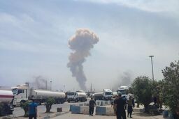 خسارت سنگین انفجار در بندر شهید رجایی+ فیلم