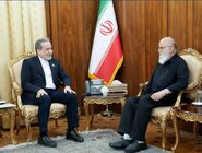 دیدار مهدی چمران با سید عباس عراقچی در ساختمان وزارت امور خارجه