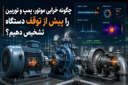 چگونه خرابی موتور، پمپ و توربین را پیش از توقف دستگاه تشخیص دهیم؟