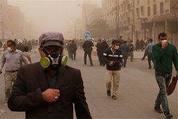 کاهش دما همزمان با پایداری آلودگی هوا در تهران