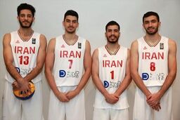 نمایندگان بسکتبال ۳ به ۳ ایران در جایگاه سوم ایستادند