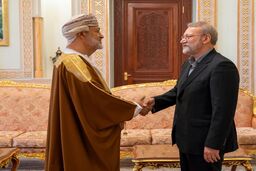تصاوری از دیدار علی لاریجانی با سلطان عمان