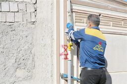 قطع گاز ۱۵۰۰ ویلای غیر‌دائم در مازندران
