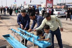 تأمین ۱۳۰ لیتر بر ثانیه آب پایدار برای زائران اربعین