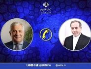 رد قاطع ادعای استفاده از پایگاه‌های ایتالیا علیه ایران در تماس تلفنی وزرای خارجه