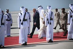ترامپ با امیر قطر دیدار کرد/امضای قراردادهای 1200 میلیارد دلاری