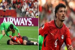 مدافع تیم ملی مصر ضربه مغزی شد
